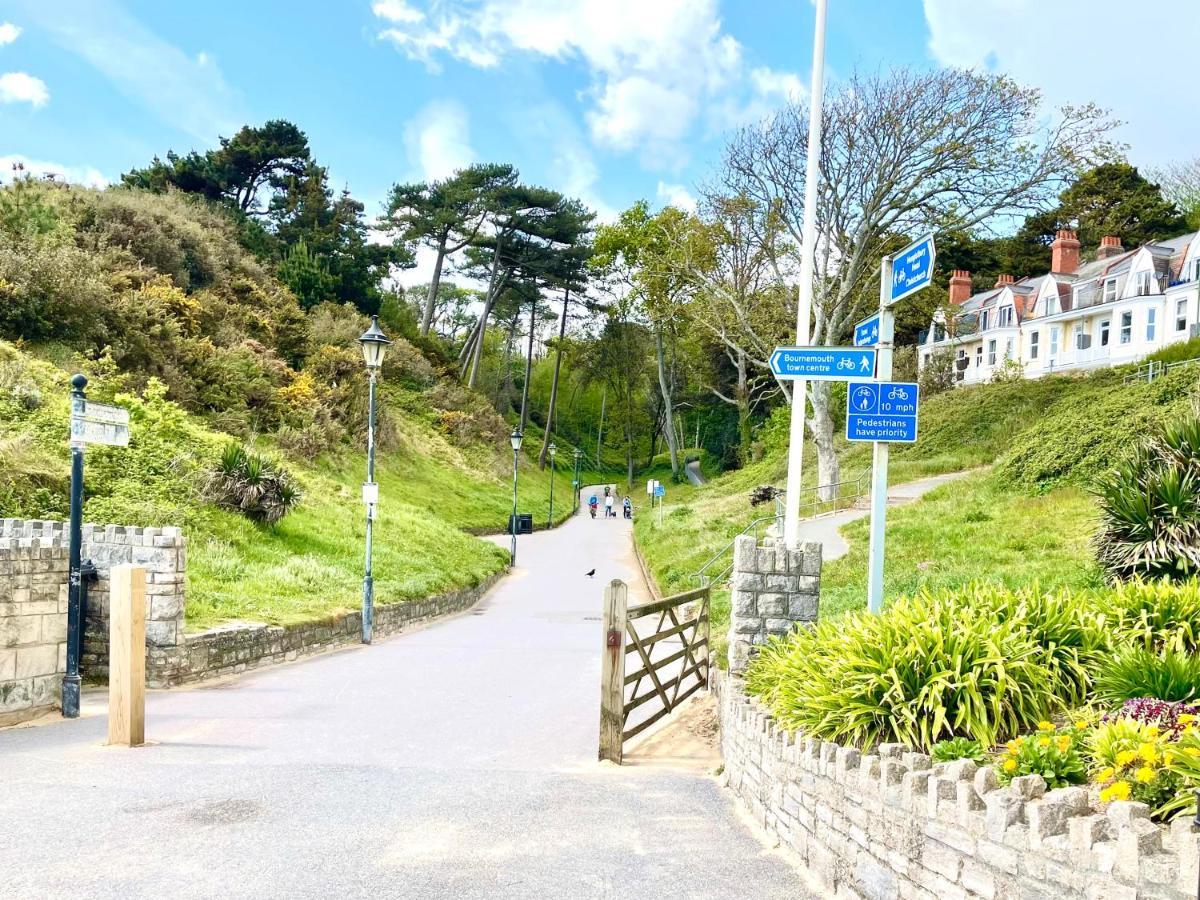Modern Family Apartment Free Parking And Gym By Beach Bournemouth Buitenkant foto